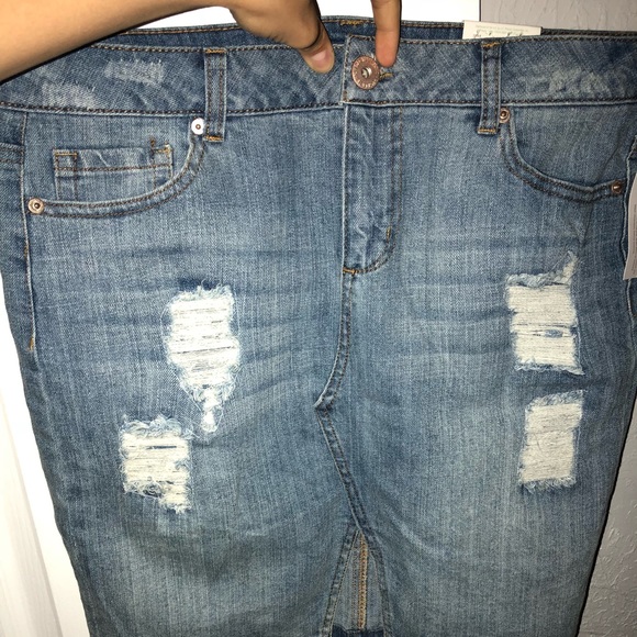 NWT Decree Denim Mini Skirt - Picture 3 of 5